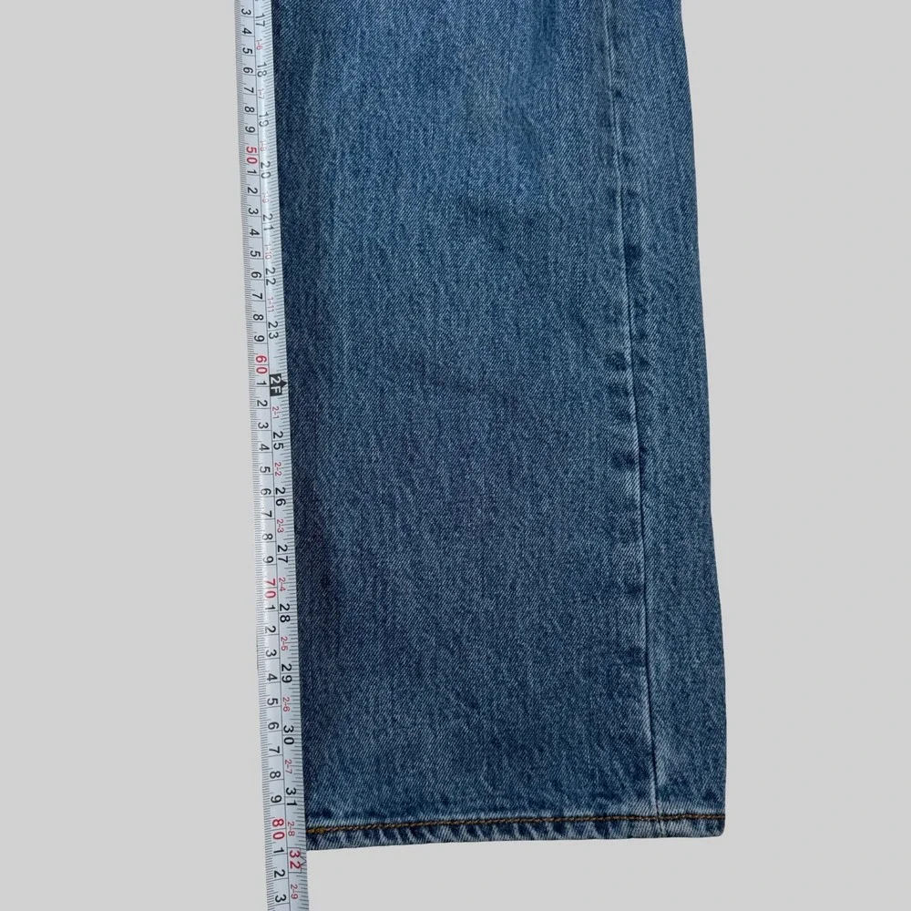 Levi's 501 Button Fly Jeans Men's W36 L32 Blue Straight Leg Denim NWT